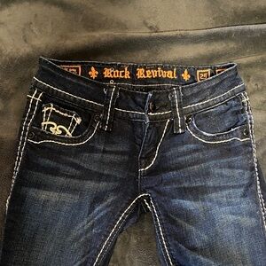 Rock Revival Women's Dark Blue Boot Cut Jeans